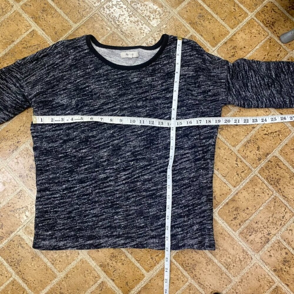 Madewell  Black Marled Shadetree Sweater - Picture 9 of 9